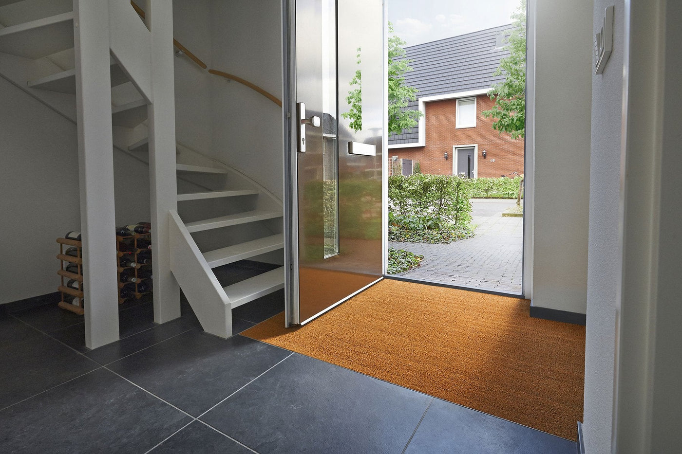 Custom Sized Vinyl Back Coco Entrance Mats